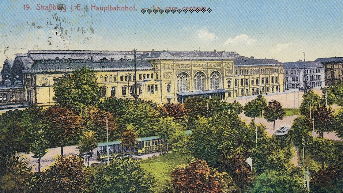 Image d'archives de la gare de Strasbourg