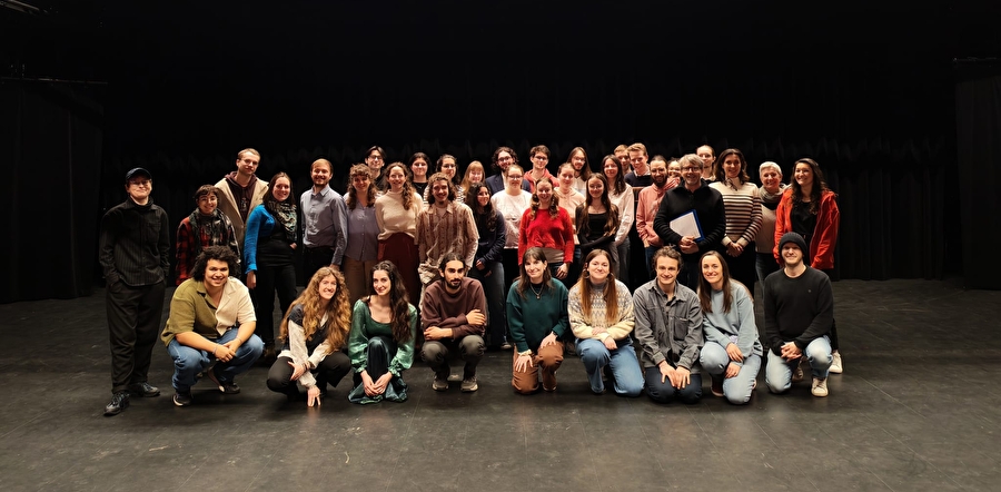 Photo d'ensemble des groupes lors de la présélection