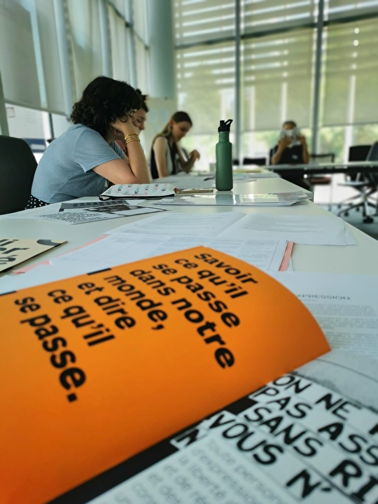 Séance de travail du module 